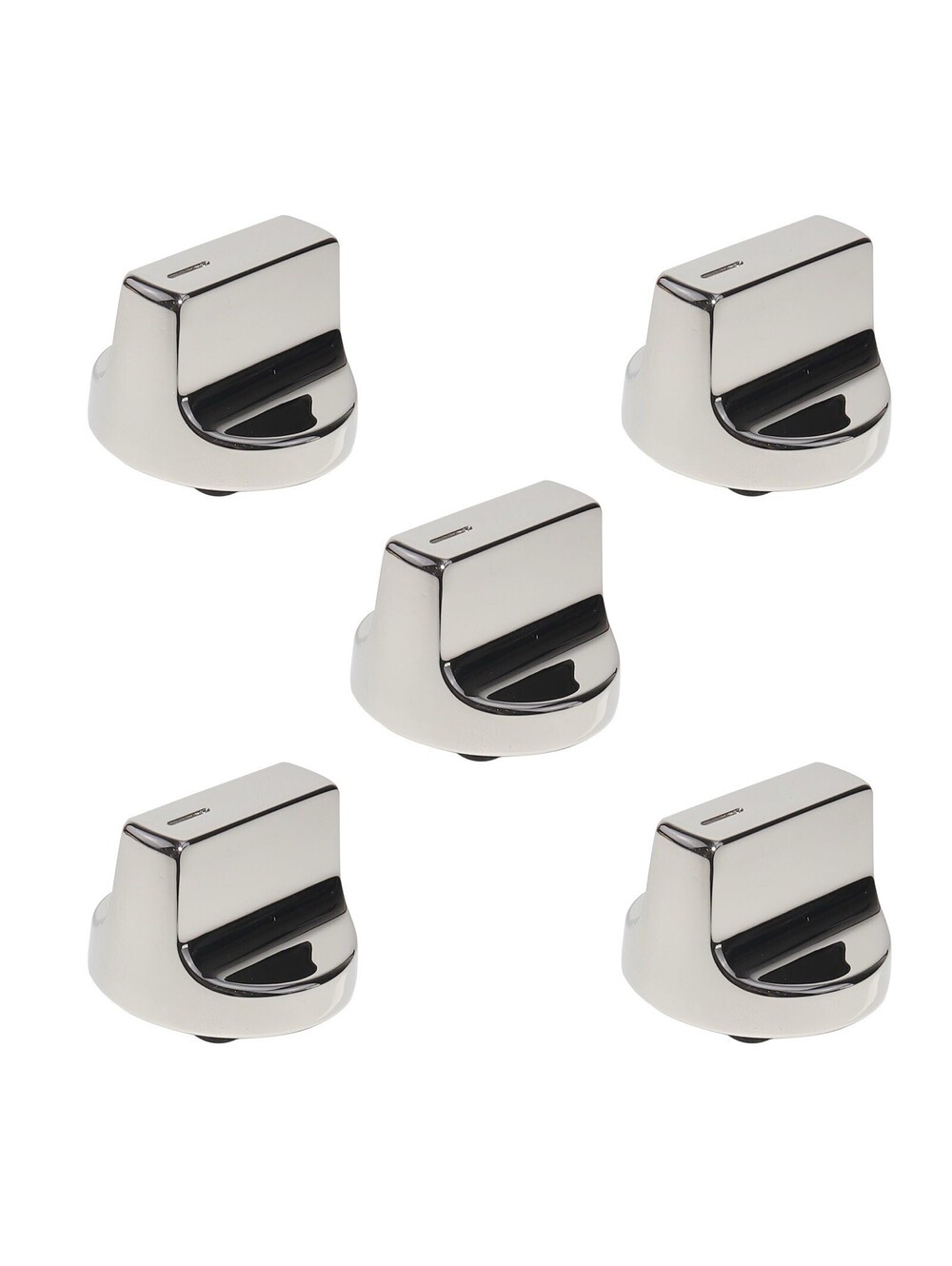 For Whirpool Stainless Steel Stove Knobs W11366438 Gas B12